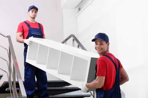 Busy workplace using efficient office storage in Riddlesdown