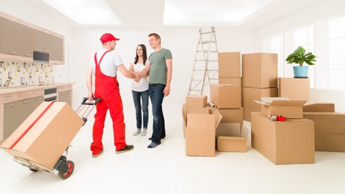 Organised labelling for office removals in Riddlesdown